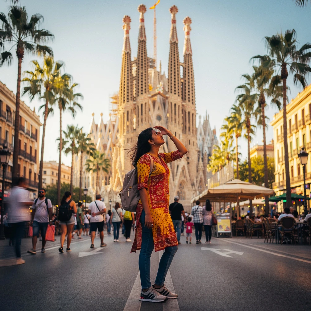 Indian student in Barcelona, Spain internship 2026 Schengen visa guide