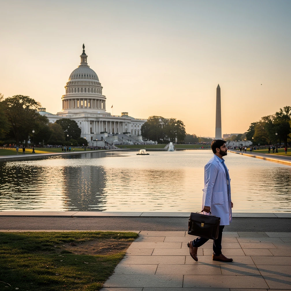 Indian student at Washington DC under Khorana IUSSTF program 2026